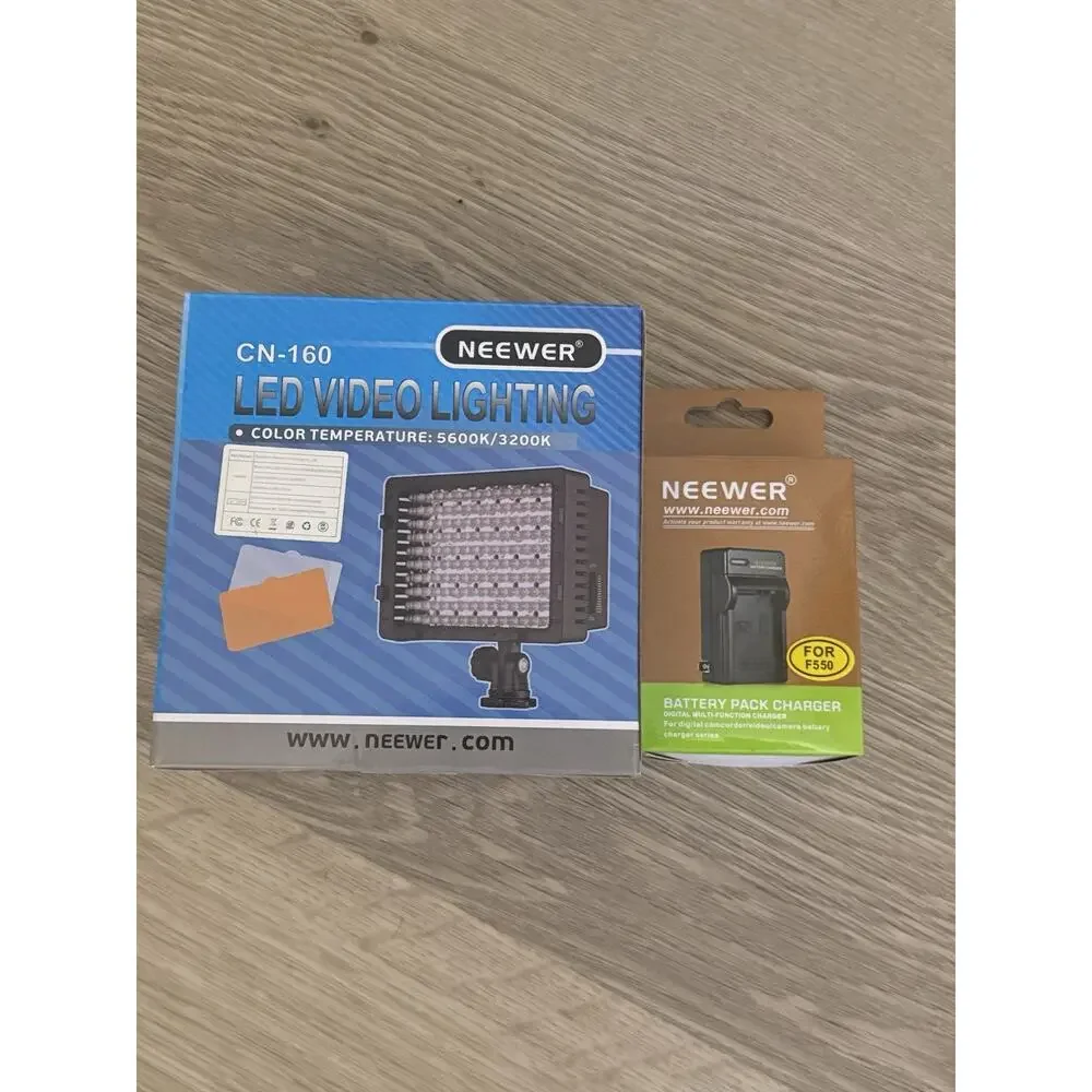 Neewer Light 160 LED CN-160 Dimmable Ultra High Power Panel Digital Camera Photo